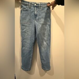 AND NOW THIS - BLUE JEANS with front pocket, straight cut, size 26, NEW